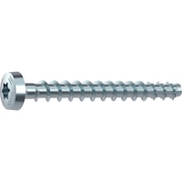 MULTI-MONTI-plus concrete screw anchor, zinc-plated steel, MMS-plus-P round head, pan head with TX drive