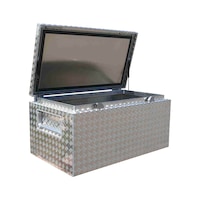 Storage box 1800 with folding handles