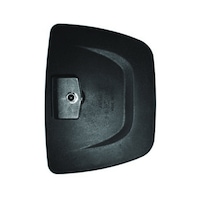 REAR VIEW MIRROR COVER WITH CLAMP