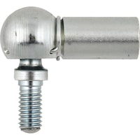 Angle joint DIN 71802, zinc plated
