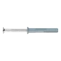 Nail anchor EVO-Grip with countersunk head, zinc-plated