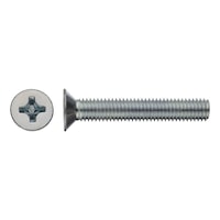 Countersunk head screw, DIN 965 4.8, zinc plated