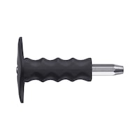 Nail setting tool with hand guard
