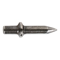 Concrete pins with 7.5-mm collar