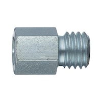 Pipe reducer, zinc plated