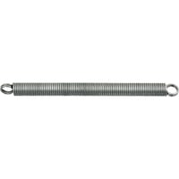 Tension spring with double eyelets, DIN 2097, zinc plated