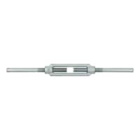 Turnbuckle with weld-on ends, DIN 1480, zinc plated