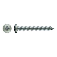 Round head tapping screw, DIN 7981, zinc plated, type C