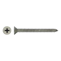 Countersunk head tapping screw, DIN 7982 A2, type C