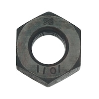 Ecrou hexagonal DIN 934, résistance 8, filetage fin, acier brut