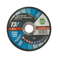 T3/s cutting disc for steel