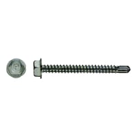 SELF-DRILLING SCREW WITH WITH FLANGE HEXAGONAL HEAD
