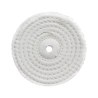 Stitched cotton disc