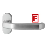 Feuerschutz-Türdrücker U-Form, gekröpft