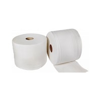 Pack of 2 rolls of 2-ply laminated white paper, 2.5 kg