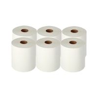 Paquete de 6 bobinas papel secamanos 2 capas laminadas, 1 kg