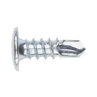 Self-drilling screw, rivet head, PH drive and zinc-plated