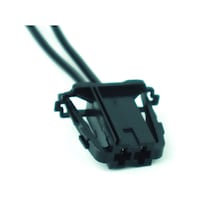 CONECTOR DE CABLE AFK HEMBRA DE 2 VÍAS NEGRO