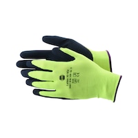RECA protective glove latex Hi-Viz