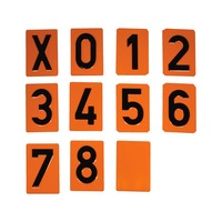 STAINLESS STEEL NUMBER SERIES 70 x 118 mm