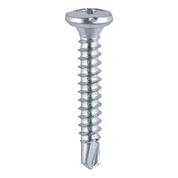 Shallow pan hd s/d screw for reinforced frames