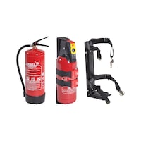 Fire extinguisher for cars