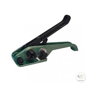 Manual clamping tool for polypropylene strap