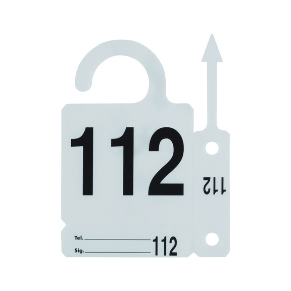 Number card - CARD NUMBERED CUSTOMISED