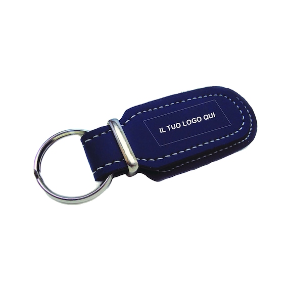 Key fobs - LANYARD KEY FOBS SILVER/BLACK