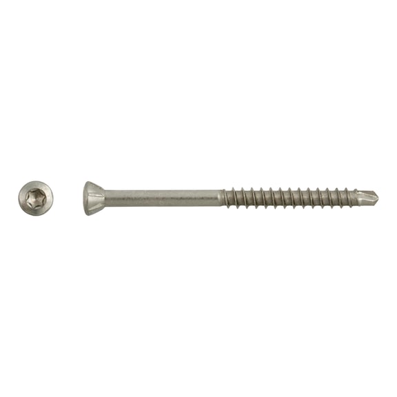 sebS 60° raised countersunk head drilling screw A2 - 1