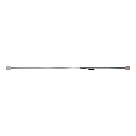 ZINC-PLATED CLAMPING RODS 1,540-2,350 mm - GALVANISED LOAD LOCK BAR FOR VANS FROM 1.65m to 2.30m - SHORT