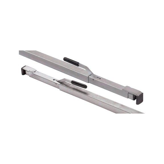 HORIZONTAL DOUBLE LOAD LOCK BAR 1920 - 2720 mm  - DOUBLE LASHING RAIL 1920–2720 mm