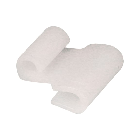 EDGE HOOK WHITE WIDE NYLON - 1