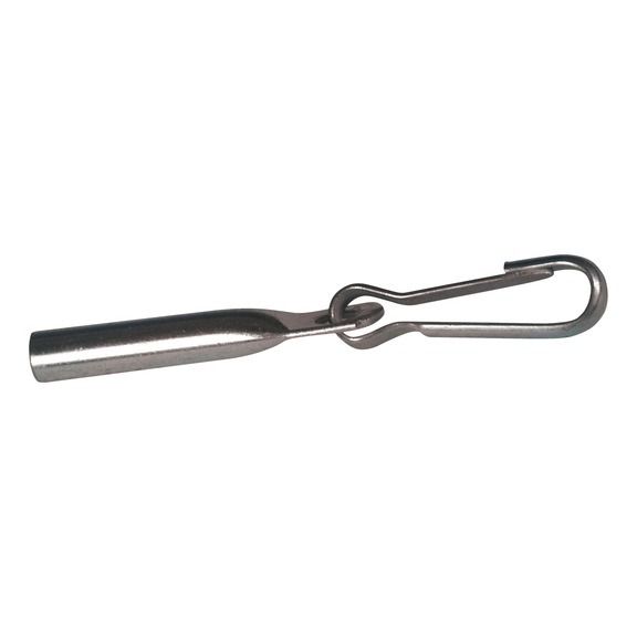 HOOK WITH TUBULAR CABLE COVER