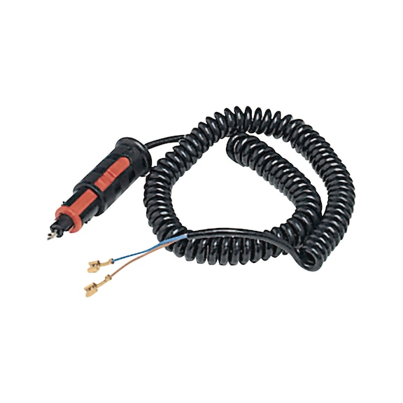SPIRAL CABLE WITH CIGARETTE LIGHTER PLUG - SPIRAL CABLE WITH CIGARETTE LIGHTER PLUG