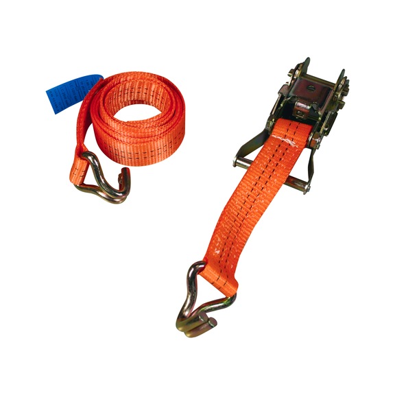 ANCHOR FOR 35MM CAR TRANSPORTER MODEL WITH 1 POINT CLAW HOOK - CAR TRANSPORTER LASHING STRAP - CLAW HOOK - 1-POINT 1.8+0.2m