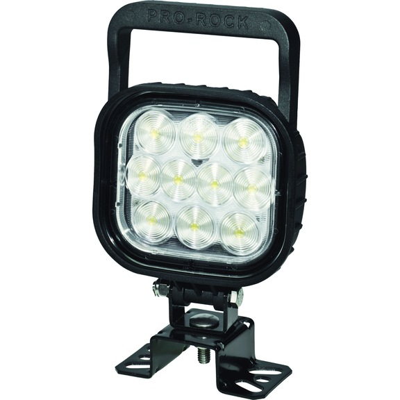 FOCO DE TRABAJO LED 2000 LÚMENES CON INTERRUPTOR - FOCO DE TRABAJO LED 12-36 V 2000 LÚMENES C/EMPUÑADURA EN ARCO