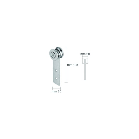 PULLEY IRON GROOVE WITH BALLS WHEEL DIA.&nbsp;36&nbsp;MM