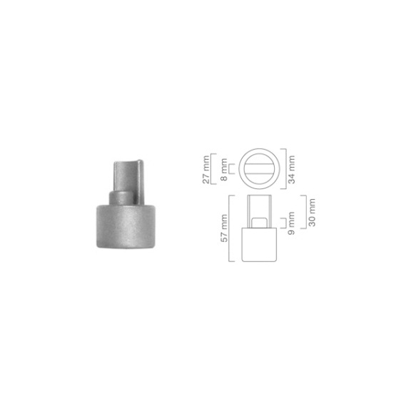 REDUCER FOR TENSIONING BAR DIA.&nbsp;27&nbsp;MM