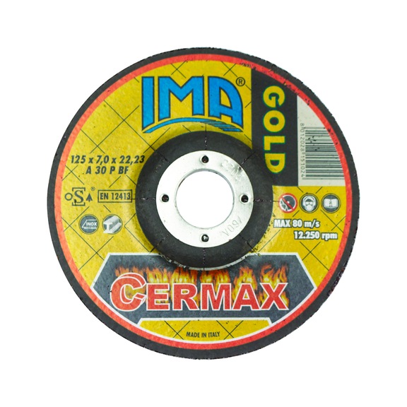 DISCOS DE RECTIFICADO CERMAX 125x7,0 mm - DISCO DE RECTIFICADO CERMAX
