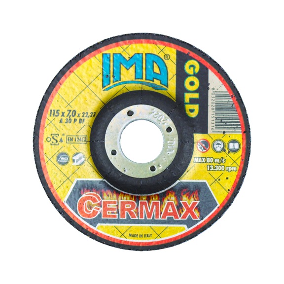 DISCOS DE RECTIFICADO CERMAX 115x7,0 mm - DISCO DE RECTIFICADO CERMAX