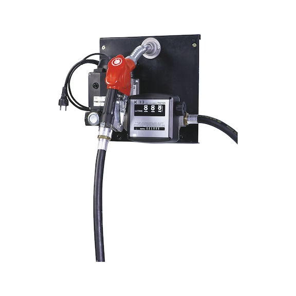 DIESEL TRANSFER STATION FOR FIXED SYSTEMS - 220V GAS TRANSFER STATION LITRE-COUNTER + AUTOMATIC GUN