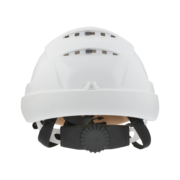 Hard hat with 4-point chin strap in accordance with DIN 397 - 3