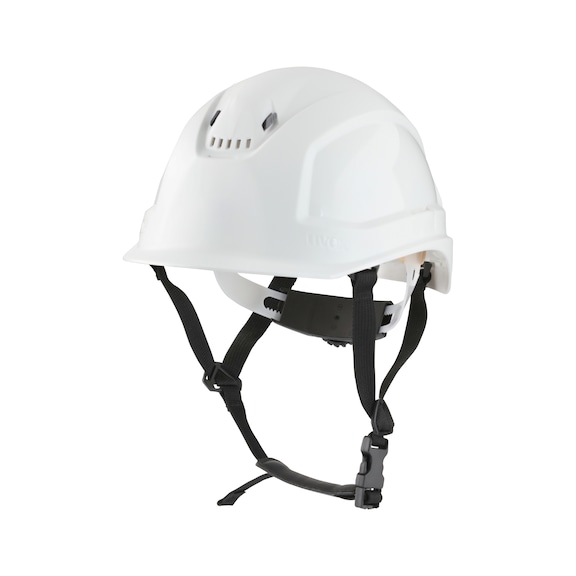 Hard hat with 4-point chin strap in accordance with DIN 397 - 1