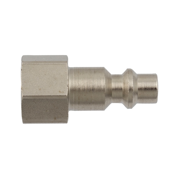 Pneumatic one-handed quick coupling with female thread - 1