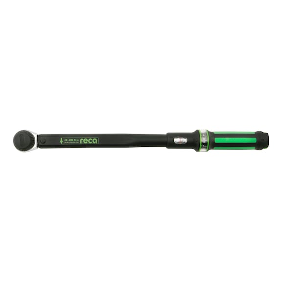 RECA torque wrench with turning knob and reversible ratchet head - 1