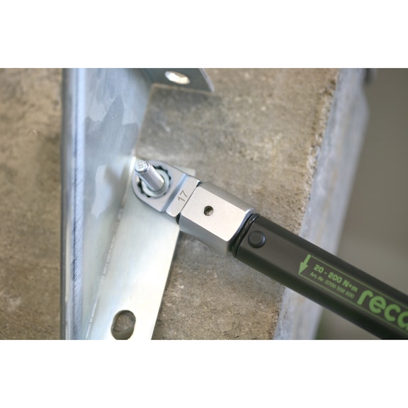 RECA torque wrench with plug-in tool mount - 7