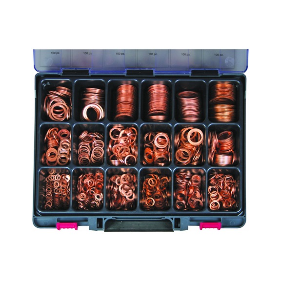 ASSORTED COPPER WASHERS - ASSORTED COPPER WASHERS