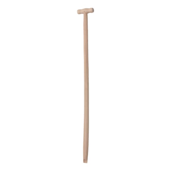 Long handles for shovels, brooms and axes - Shovel handle, ash, T-shaped, 110 cm