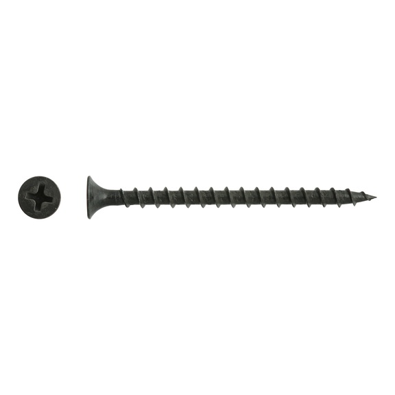 Dia. 3.9 - 5.0 mm drywall screws, single-start thread - tradesperson packs - Drywall screw EN 14566, class 48, THN, (coarse thread) 4.0 x 75